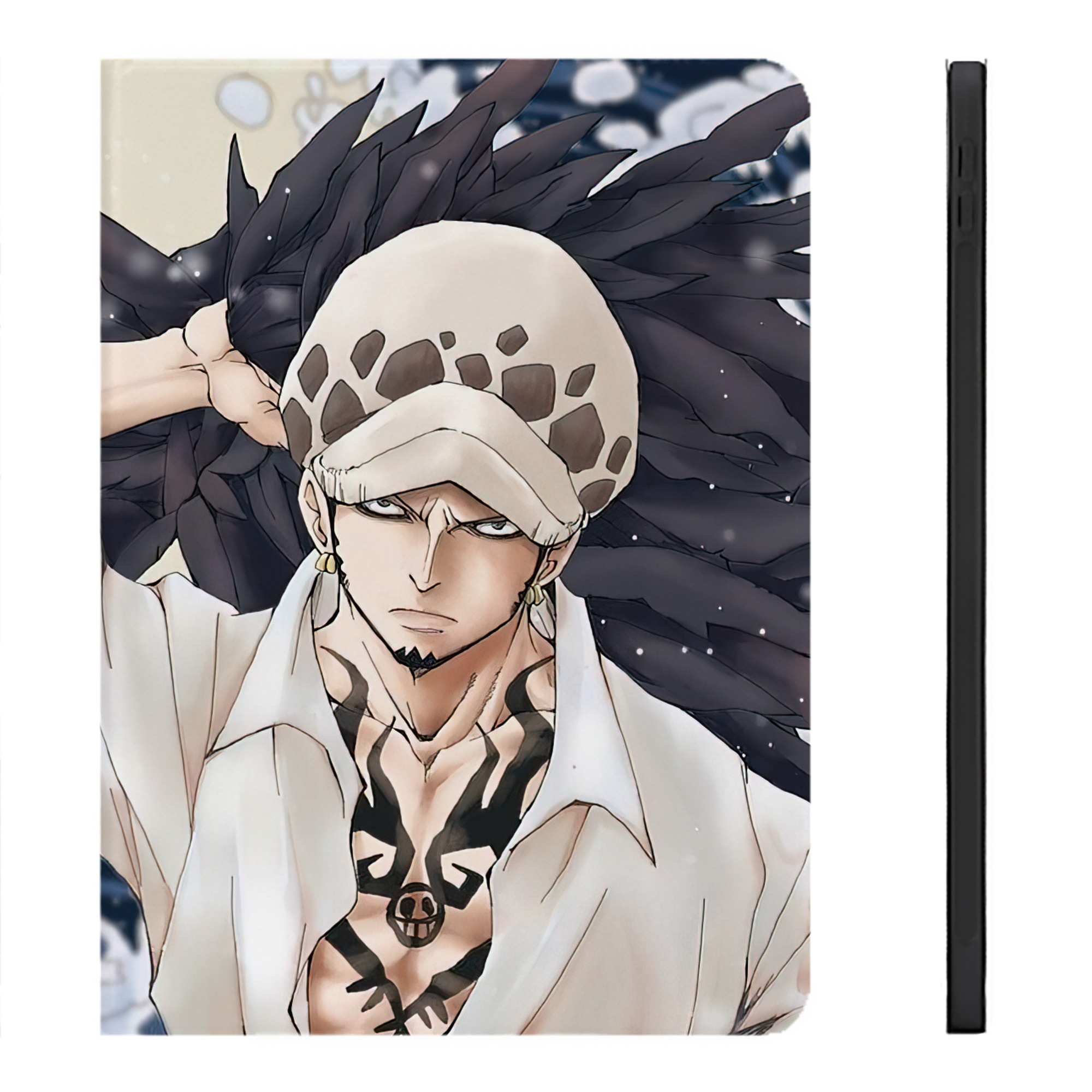 （画像用） ワンピース ONE PIECE IPadケース ペンホルダー付き ブックスタイルデザイン
